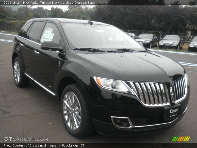 Tuxedo Black Metallic / Charcoal Black 2011 Lincoln MKX AWD