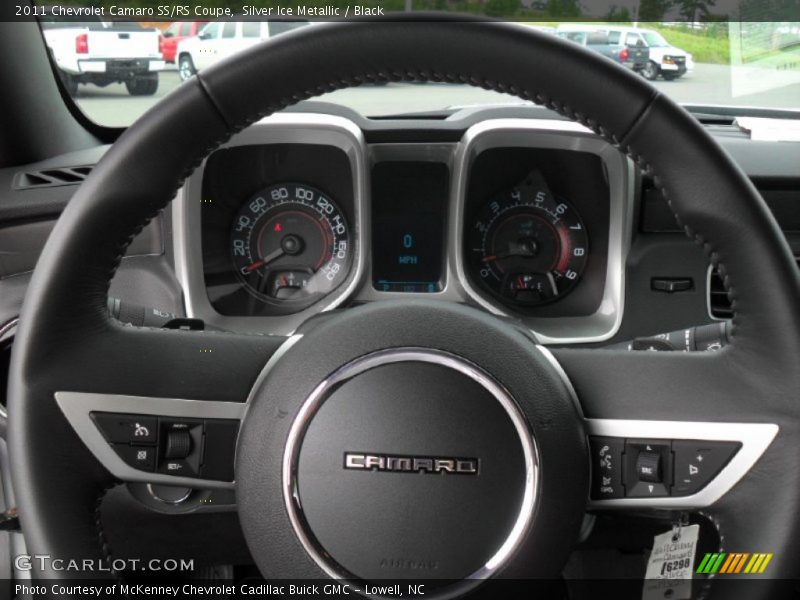 Silver Ice Metallic / Black 2011 Chevrolet Camaro SS/RS Coupe