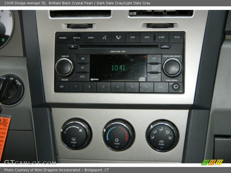 Brilliant Black Crystal Pearl / Dark Slate Gray/Light Slate Gray 2008 Dodge Avenger SE