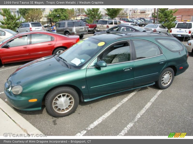 Tropic Green Metallic / Medium Graphite 1999 Ford Taurus SE Wagon