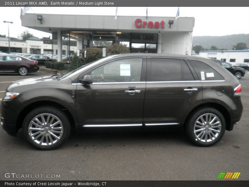 Earth Metallic / Medium Light Stone 2011 Lincoln MKX AWD