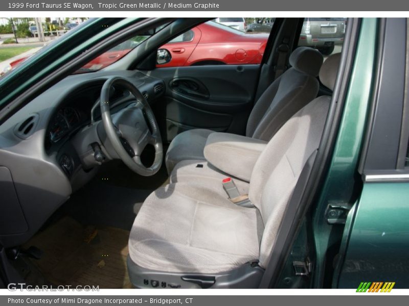 Tropic Green Metallic / Medium Graphite 1999 Ford Taurus SE Wagon
