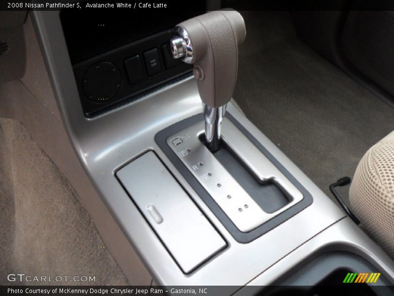 Avalanche White / Cafe Latte 2008 Nissan Pathfinder S