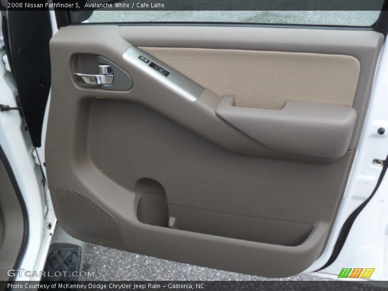 Avalanche White / Cafe Latte 2008 Nissan Pathfinder S