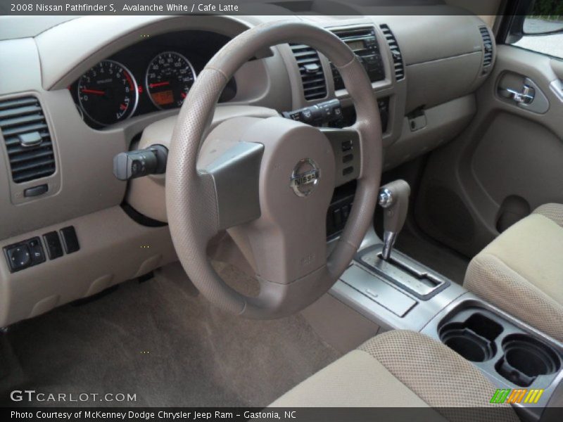 Avalanche White / Cafe Latte 2008 Nissan Pathfinder S