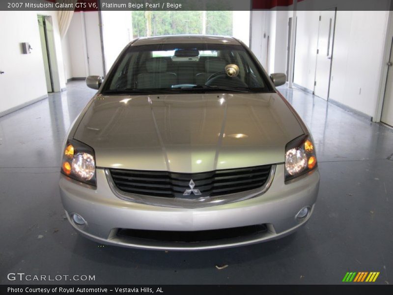 Platinum Beige Pearl / Beige 2007 Mitsubishi Galant GTS V6