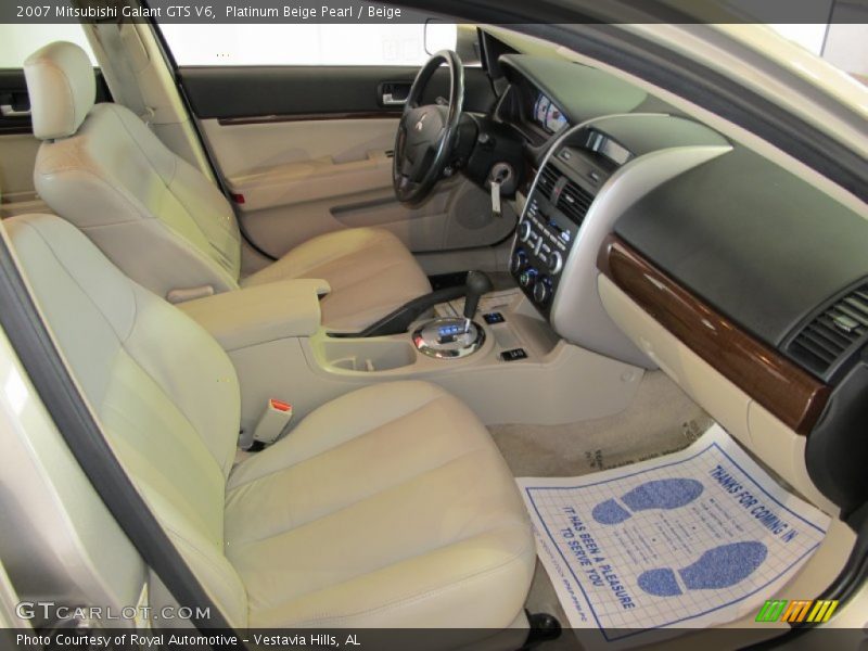 2007 Galant GTS V6 Beige Interior