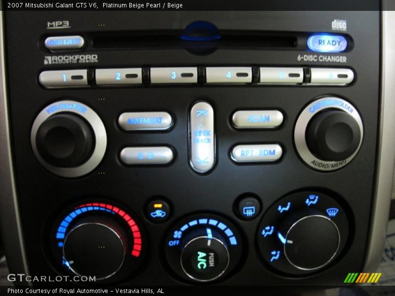 Controls of 2007 Galant GTS V6