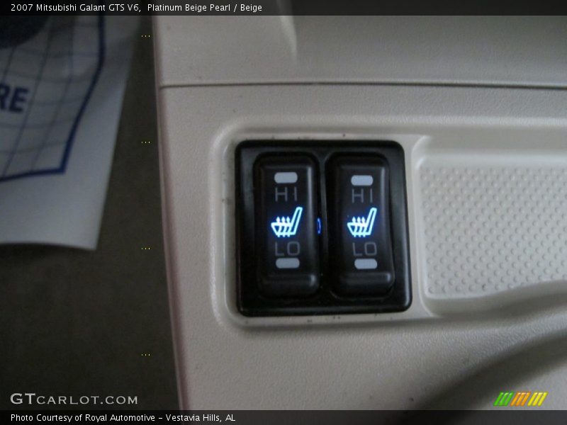 Platinum Beige Pearl / Beige 2007 Mitsubishi Galant GTS V6