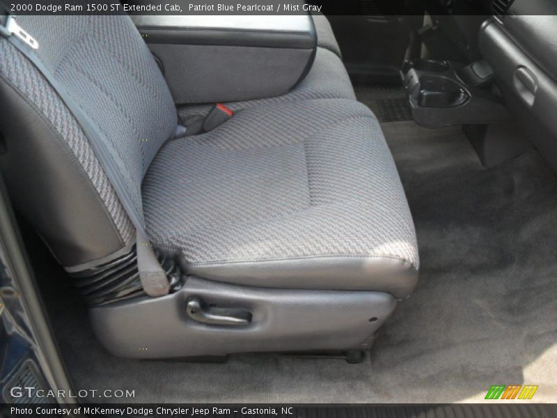 Patriot Blue Pearlcoat / Mist Gray 2000 Dodge Ram 1500 ST Extended Cab