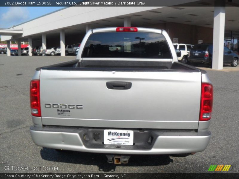 Bright Silver Metallic / Dark Slate Gray 2002 Dodge Ram 1500 SLT Regular Cab