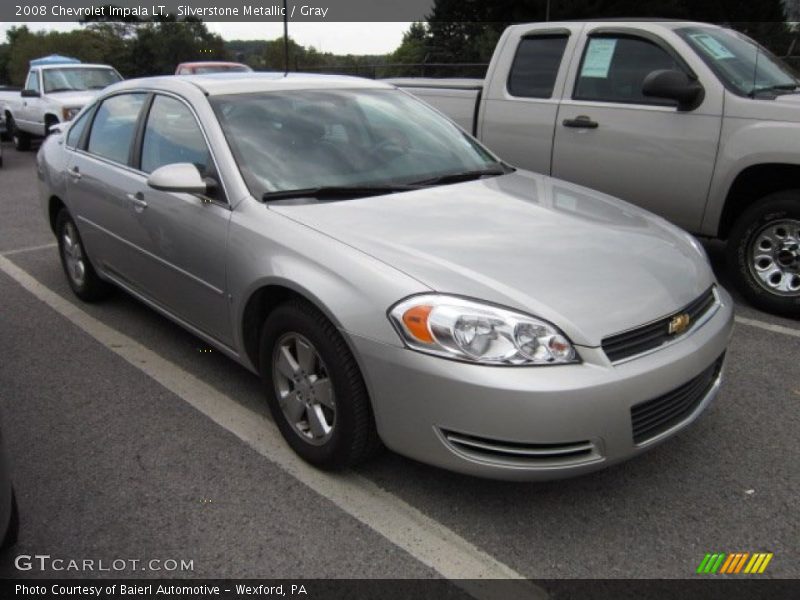 Silverstone Metallic / Gray 2008 Chevrolet Impala LT