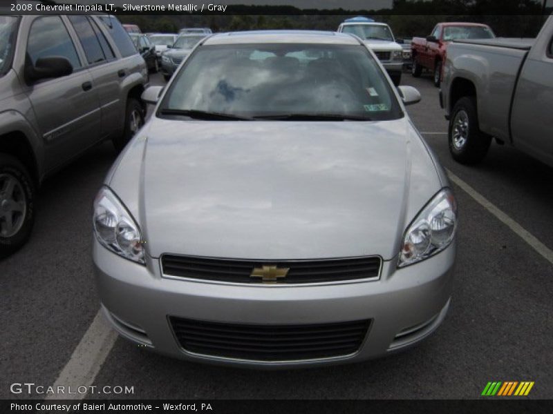 Silverstone Metallic / Gray 2008 Chevrolet Impala LT