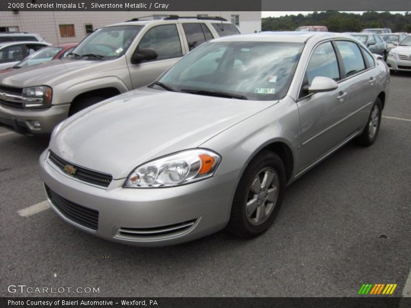 Silverstone Metallic / Gray 2008 Chevrolet Impala LT