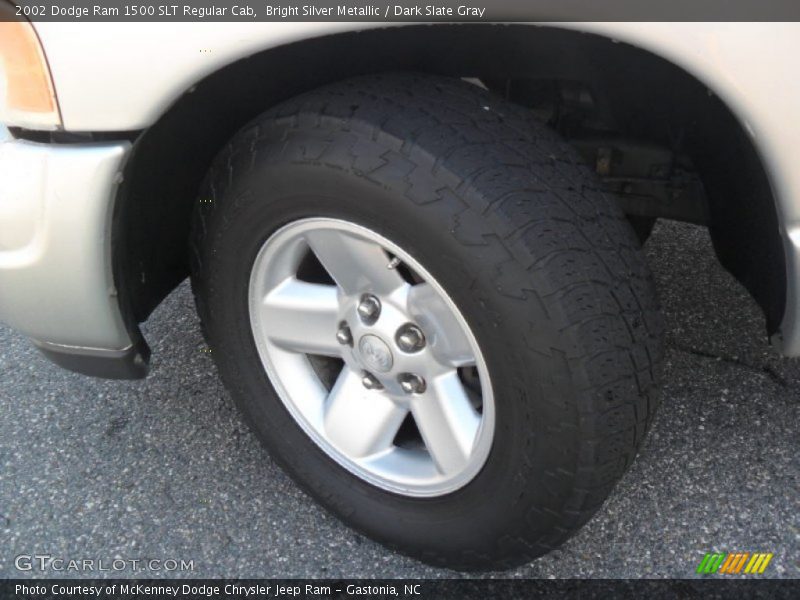 Bright Silver Metallic / Dark Slate Gray 2002 Dodge Ram 1500 SLT Regular Cab