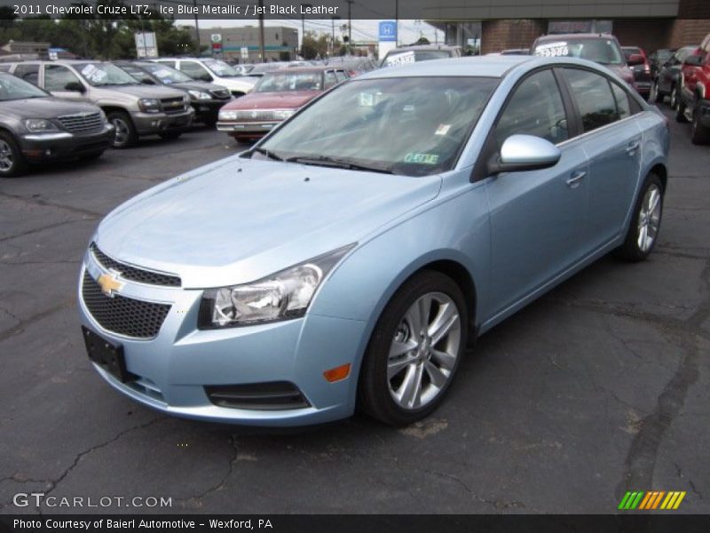 Ice Blue Metallic / Jet Black Leather 2011 Chevrolet Cruze LTZ