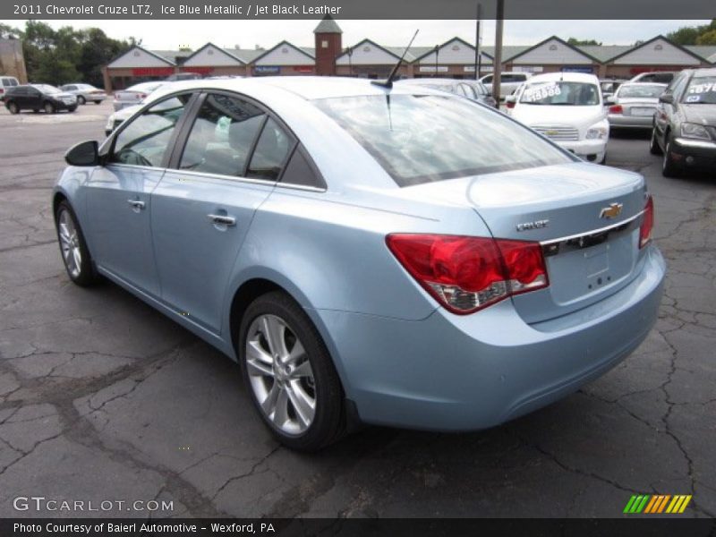 Ice Blue Metallic / Jet Black Leather 2011 Chevrolet Cruze LTZ