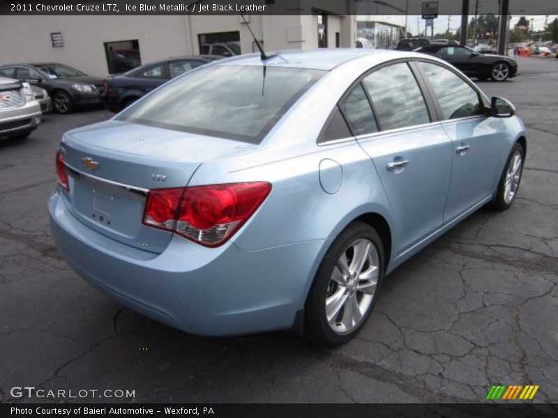 Ice Blue Metallic / Jet Black Leather 2011 Chevrolet Cruze LTZ