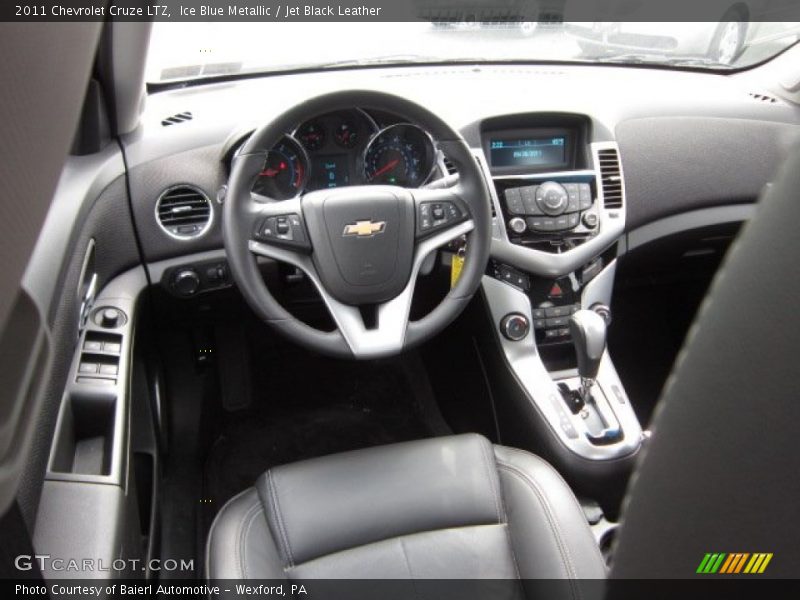 Ice Blue Metallic / Jet Black Leather 2011 Chevrolet Cruze LTZ