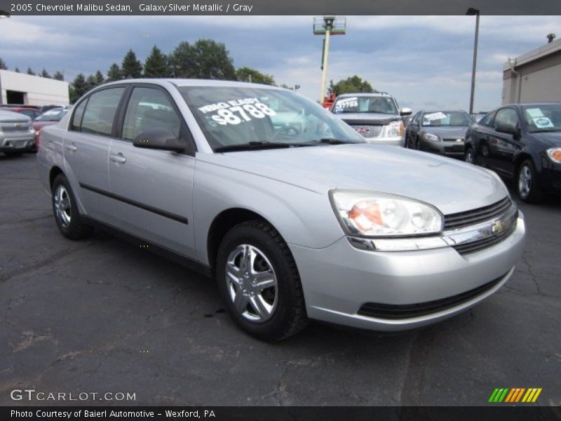 Galaxy Silver Metallic / Gray 2005 Chevrolet Malibu Sedan