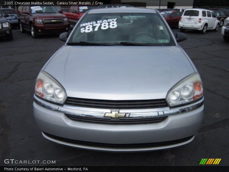 Galaxy Silver Metallic / Gray 2005 Chevrolet Malibu Sedan