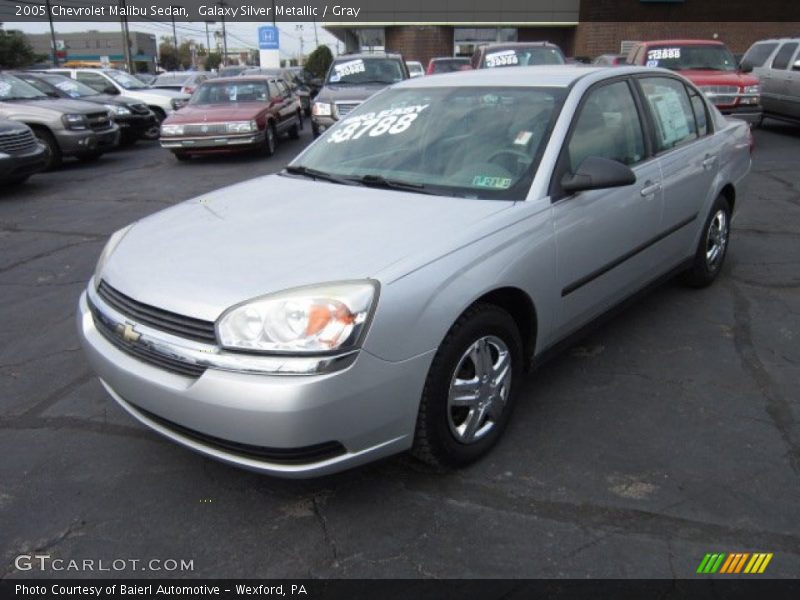 Galaxy Silver Metallic / Gray 2005 Chevrolet Malibu Sedan