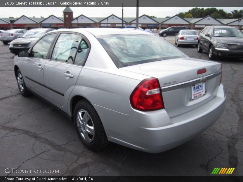 Galaxy Silver Metallic / Gray 2005 Chevrolet Malibu Sedan