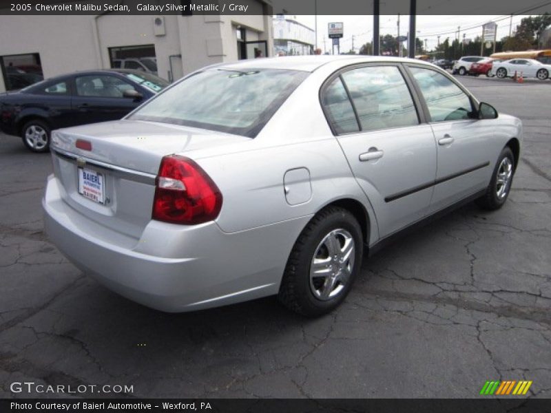 Galaxy Silver Metallic / Gray 2005 Chevrolet Malibu Sedan