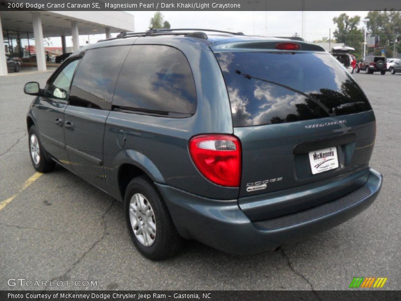 Magnesium Pearl / Dark Khaki/Light Graystone 2006 Dodge Grand Caravan SE