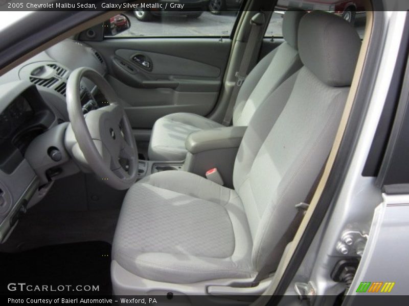 Galaxy Silver Metallic / Gray 2005 Chevrolet Malibu Sedan