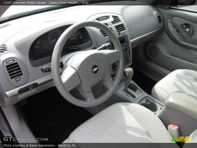 Galaxy Silver Metallic / Gray 2005 Chevrolet Malibu Sedan