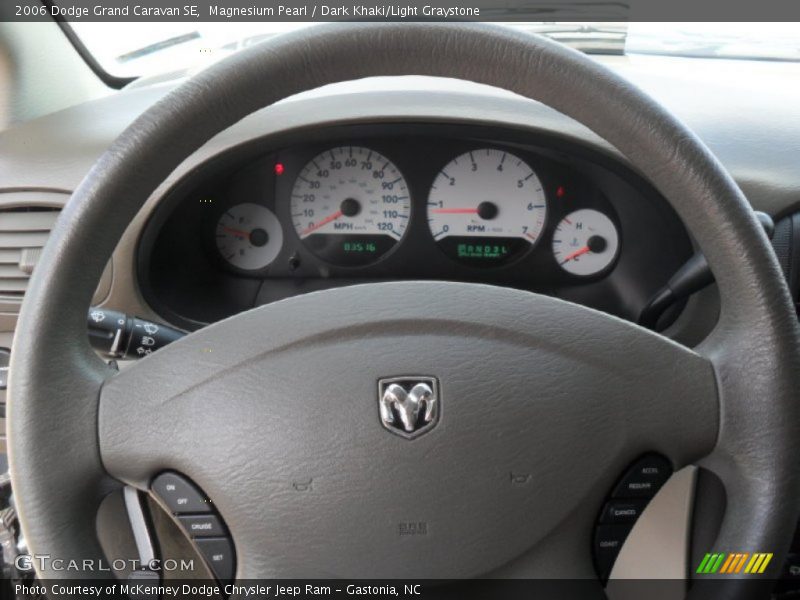 Magnesium Pearl / Dark Khaki/Light Graystone 2006 Dodge Grand Caravan SE