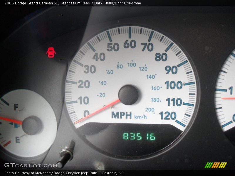Magnesium Pearl / Dark Khaki/Light Graystone 2006 Dodge Grand Caravan SE