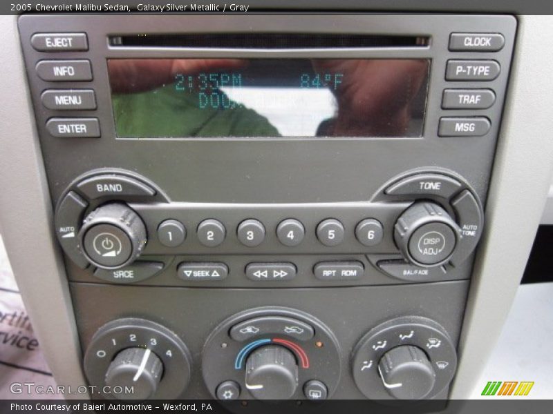 Galaxy Silver Metallic / Gray 2005 Chevrolet Malibu Sedan