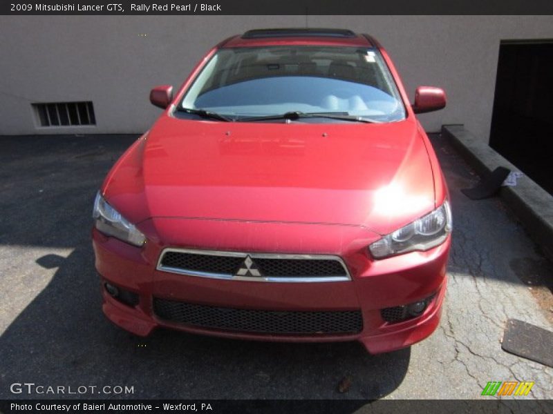 Rally Red Pearl / Black 2009 Mitsubishi Lancer GTS