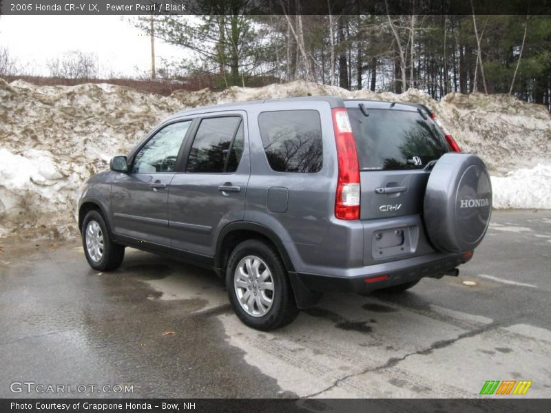 Pewter Pearl / Black 2006 Honda CR-V LX