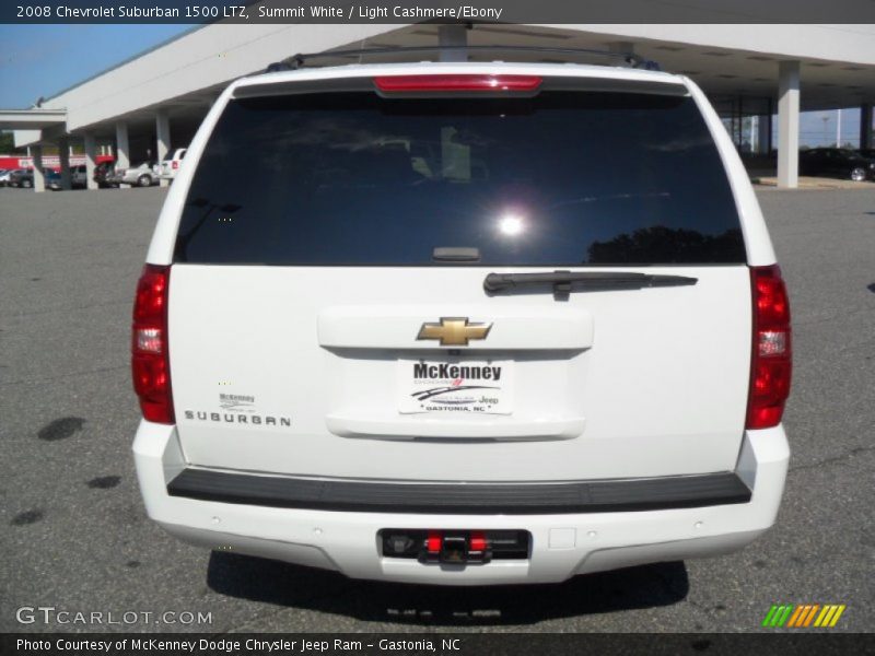Summit White / Light Cashmere/Ebony 2008 Chevrolet Suburban 1500 LTZ