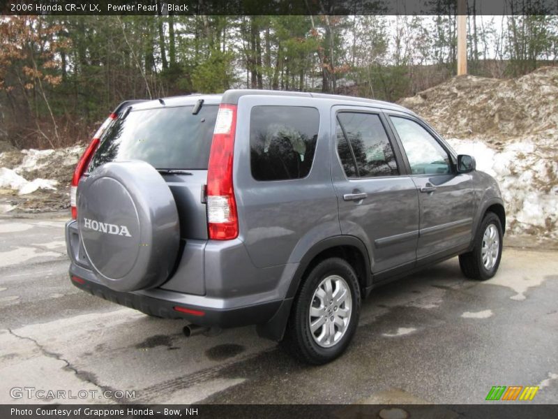 Pewter Pearl / Black 2006 Honda CR-V LX
