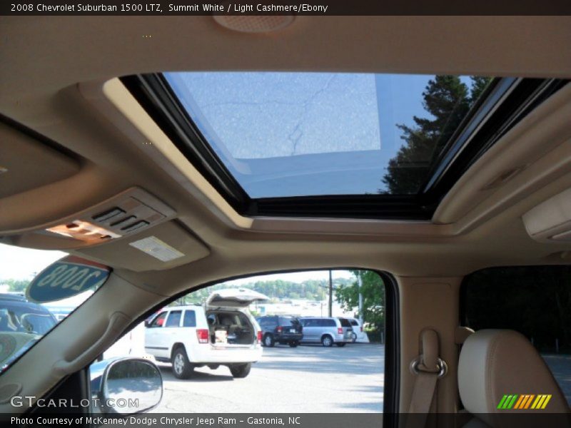 Summit White / Light Cashmere/Ebony 2008 Chevrolet Suburban 1500 LTZ
