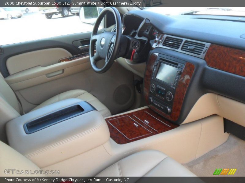 Summit White / Light Cashmere/Ebony 2008 Chevrolet Suburban 1500 LTZ