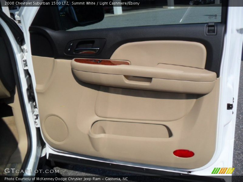 Summit White / Light Cashmere/Ebony 2008 Chevrolet Suburban 1500 LTZ