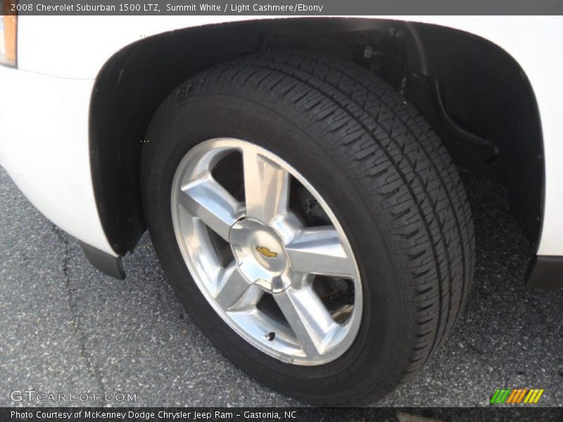 Summit White / Light Cashmere/Ebony 2008 Chevrolet Suburban 1500 LTZ