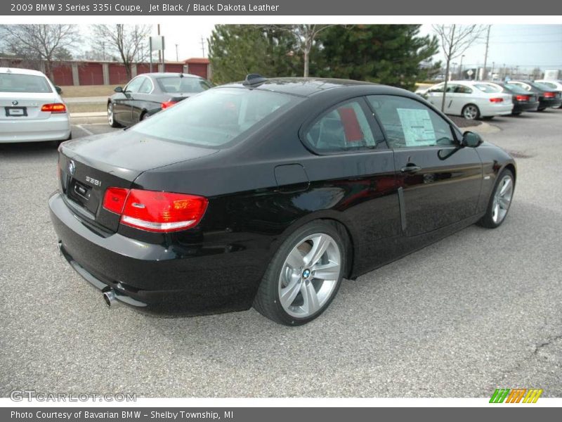 Jet Black / Black Dakota Leather 2009 BMW 3 Series 335i Coupe