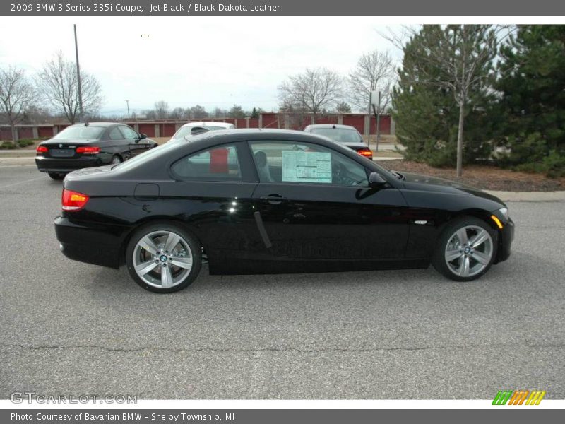Jet Black / Black Dakota Leather 2009 BMW 3 Series 335i Coupe
