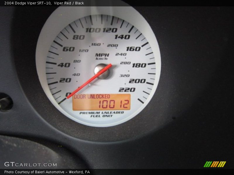 Viper Red / Black 2004 Dodge Viper SRT-10