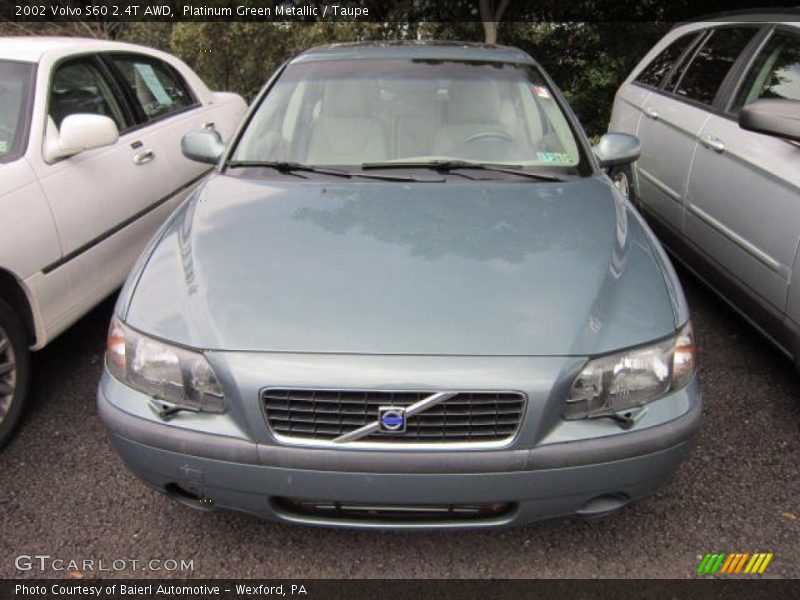 Platinum Green Metallic / Taupe 2002 Volvo S60 2.4T AWD