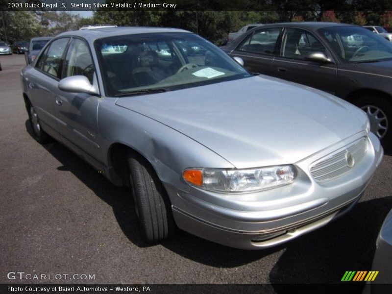 Sterling Silver Metallic / Medium Gray 2001 Buick Regal LS