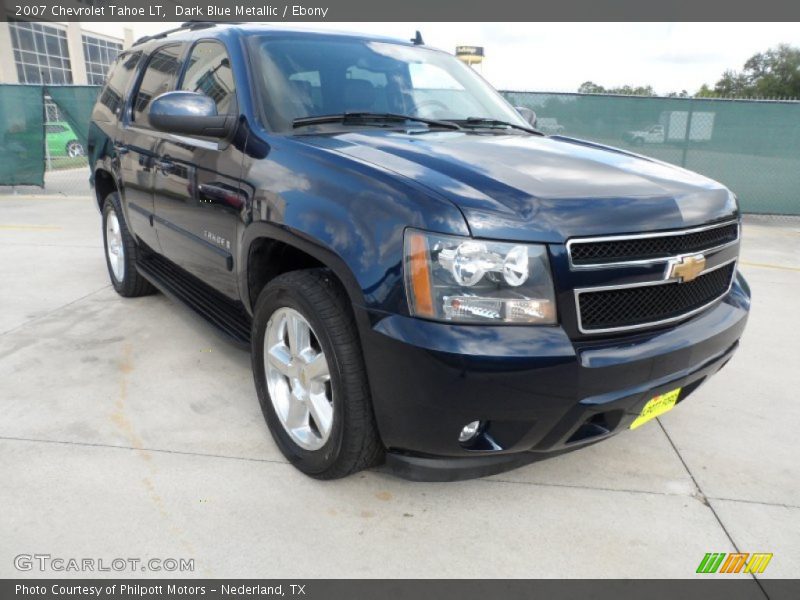 Dark Blue Metallic / Ebony 2007 Chevrolet Tahoe LT