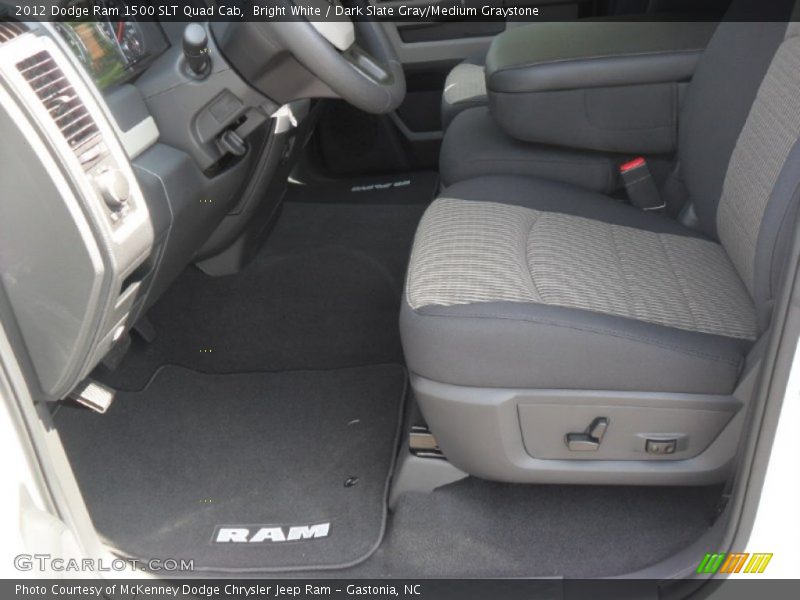  2012 Ram 1500 SLT Quad Cab Dark Slate Gray/Medium Graystone Interior