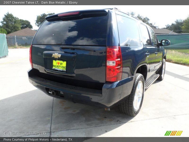 Dark Blue Metallic / Ebony 2007 Chevrolet Tahoe LT